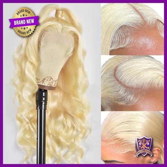13x6 Lace Front Wig Human Hair 26 Inch Body Wave 200% Density Pre Plucked main image 4